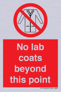 No lab coats beyond this point